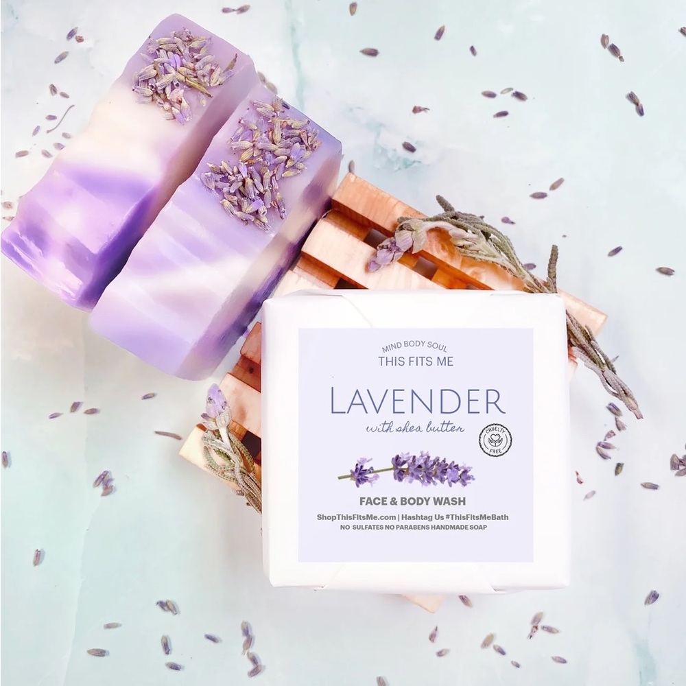 Artisan Lavender Face & Body Wash Soap Shea Butter This Fits Me Brand Luxurious